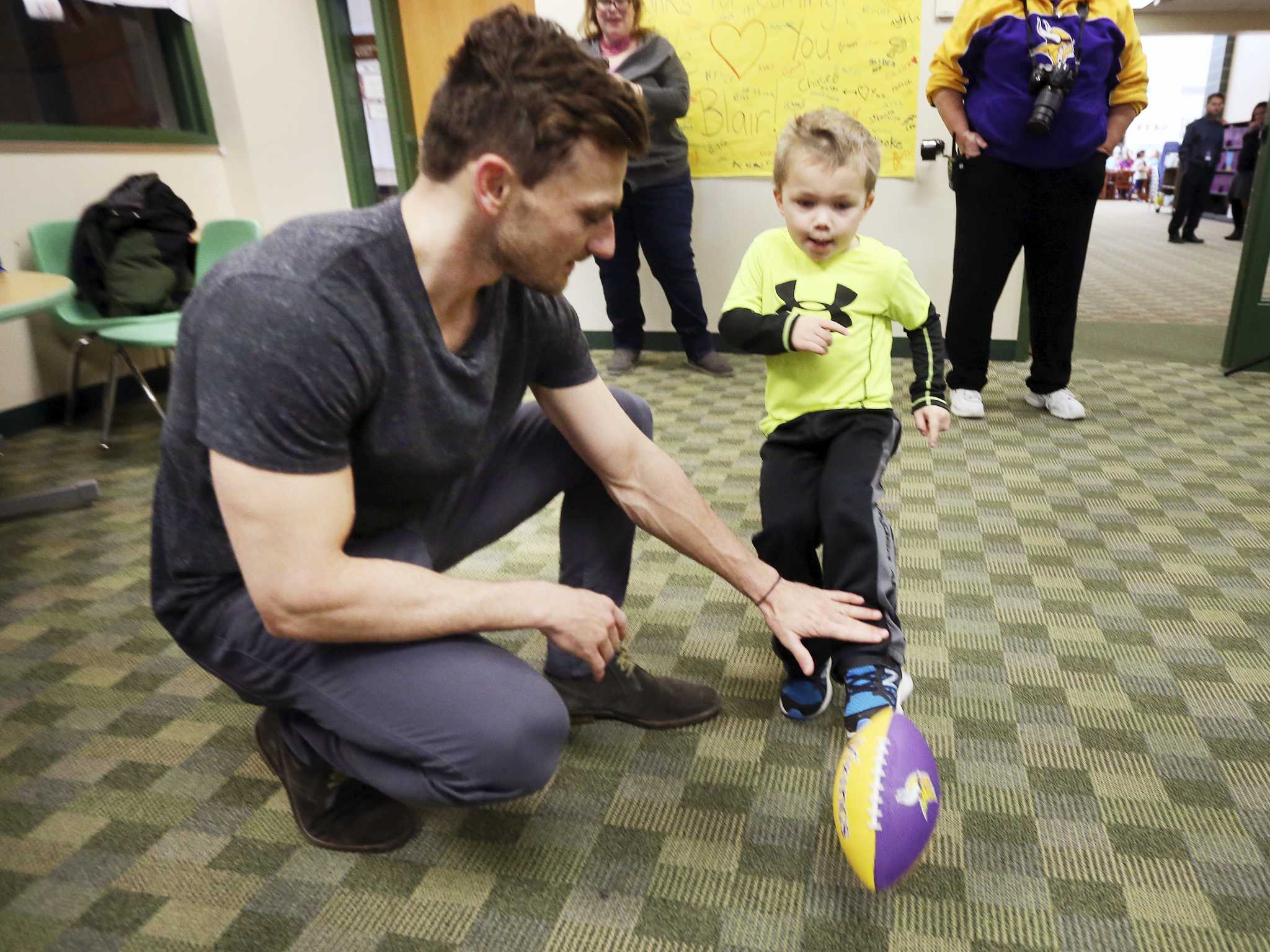 Vikings fan after Blair Walsh miss, AP photo