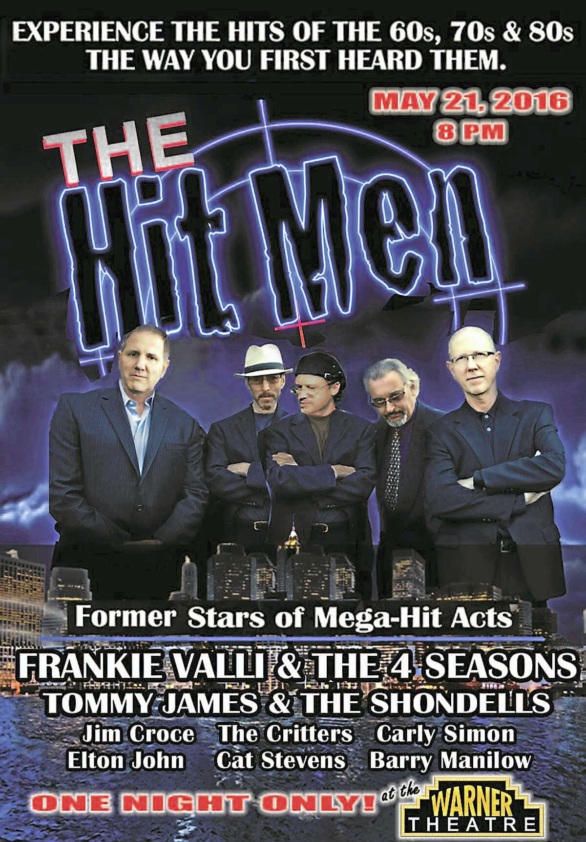 Contributed photo The Hit Men perform at the Warner Theatre Saturday, May 21.
