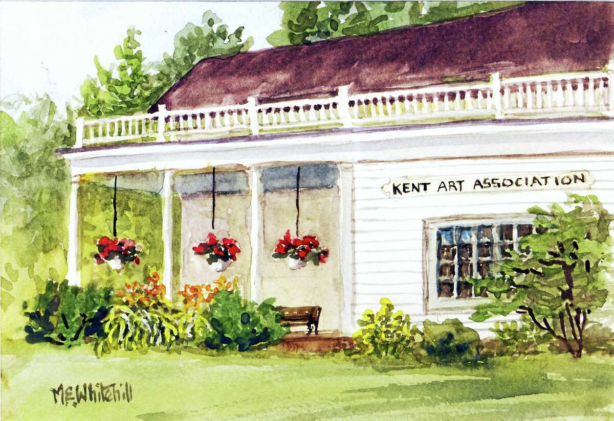 Contributed photo courtesy of the artistAn artist's rendering of the Kent Art Association building on Route 7 in Kent.