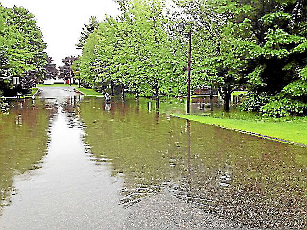 Flooding in Torrington in 2013.