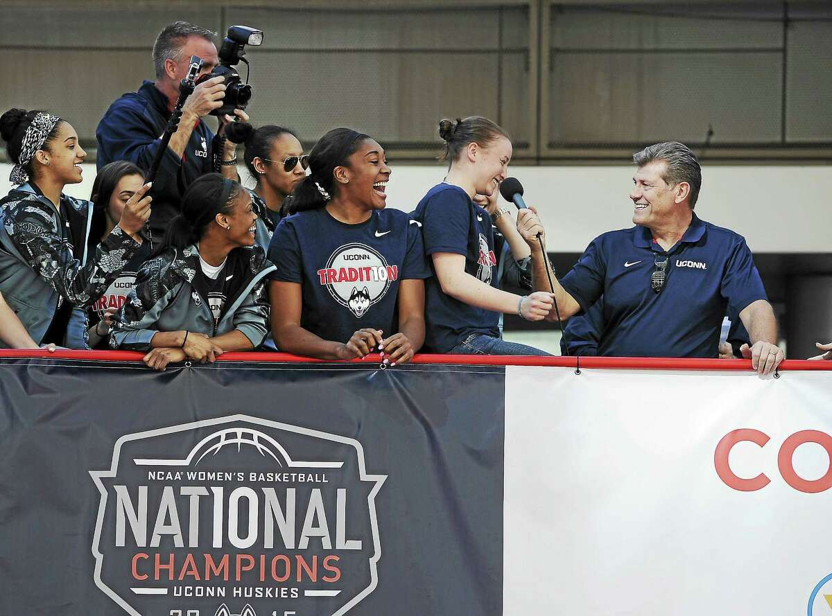 The UConn women’s basketball team is going for a fourth straight national title this season.