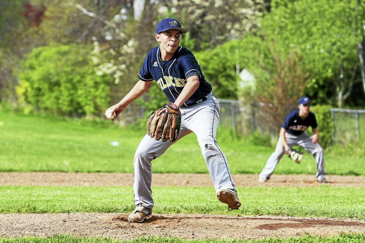 Winning pitcher D.J. Reynolds went four innings on the mound, then added to the Wolcott Tech’s run totals with four RBIs Tuesday afternoon at Wolcott Tech High School.