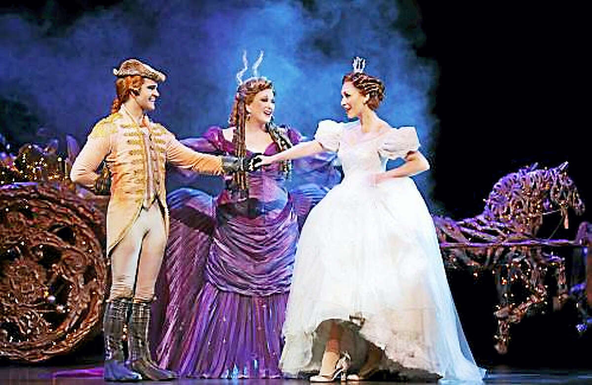 Photo courtesy of the Bushnell Performing Arts CenterCinderella is introduced to her footman by her Fairy Godmother in Cinderella at the Bushnell.