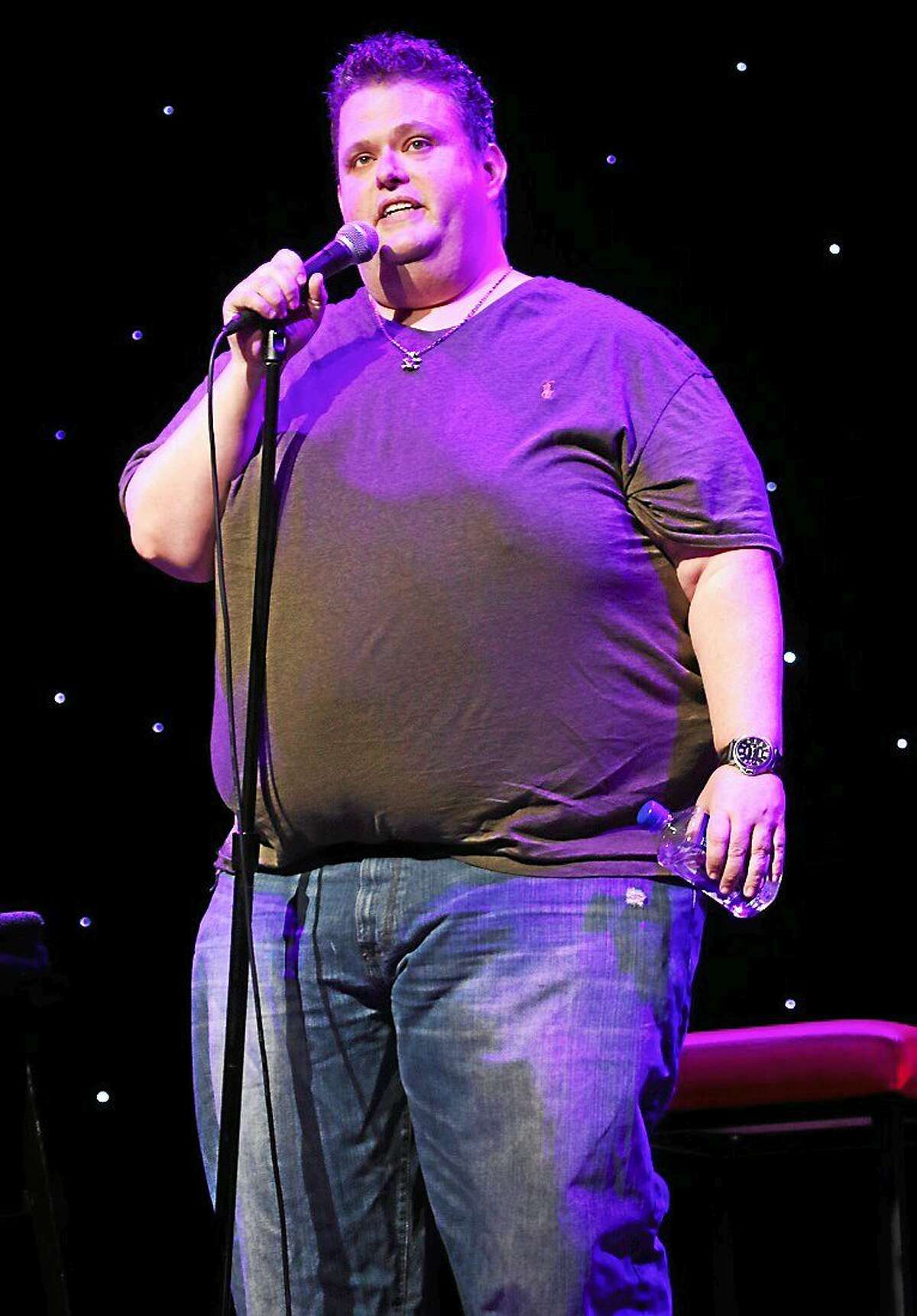 Photo by John Atashian Stand up comedian Ralphie May entertains a crowd of his fans while performing on stage at the Infinity Music Hall & Bistro in Hartford on April 26. Other upcoming comedy shows coming to Infinity in Hartford include The Boston Comedy Festival with Joe Carroll, Jack Lynch, Jim McCue and PJ Walsh on May 29, Liberty Comedy Presents ìLettermanís Favoritesî on June 26 and Ladies of Laughter on July 23. To view the long list of entertainment coming to Infinity Music Hall & Bistro in Hartford and Norfolk, visit www.infinityhall.com