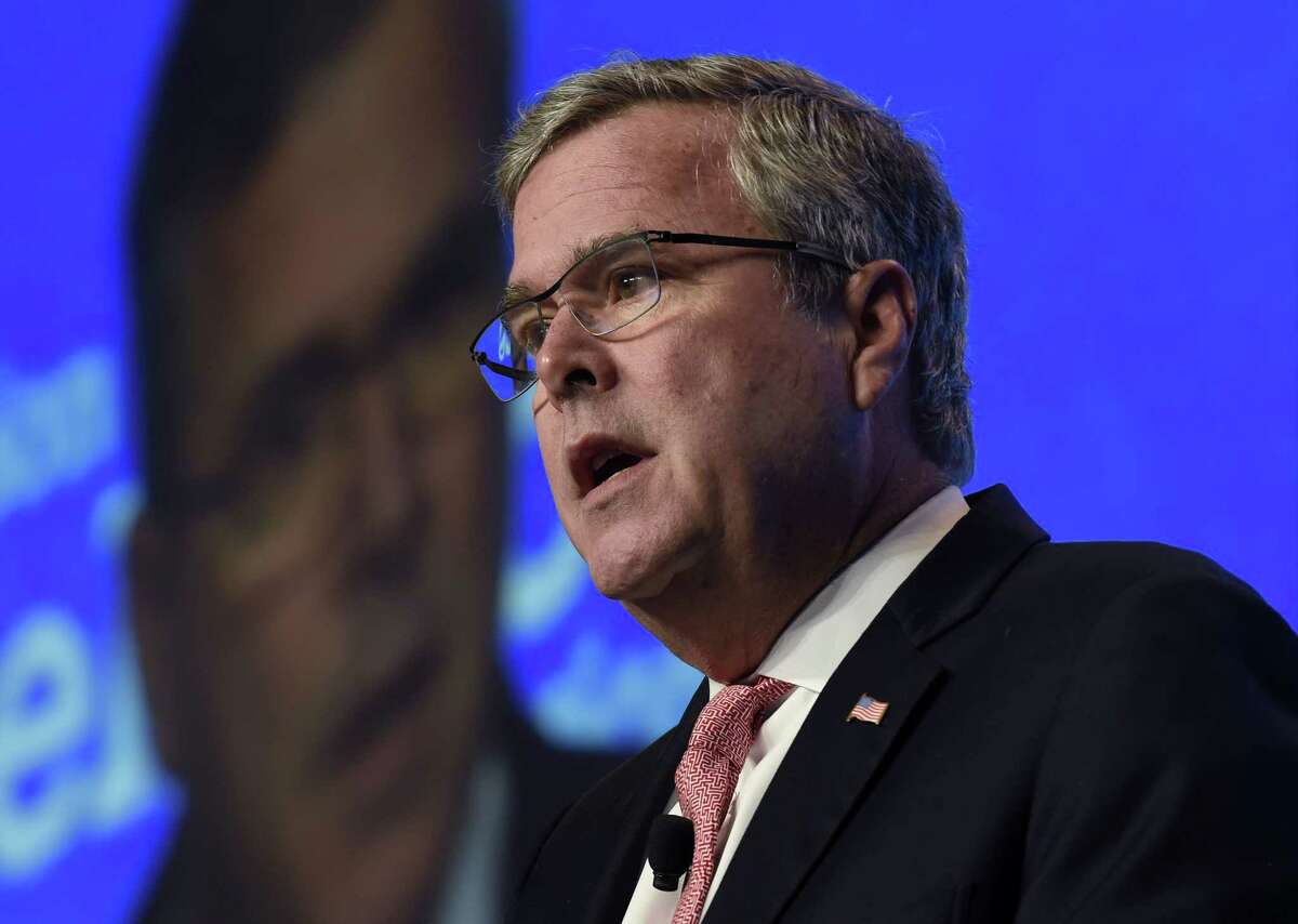 In this Nov. 20, 2014 file photo, former Florida Gov. Jeb Bush speaks in Washington.
