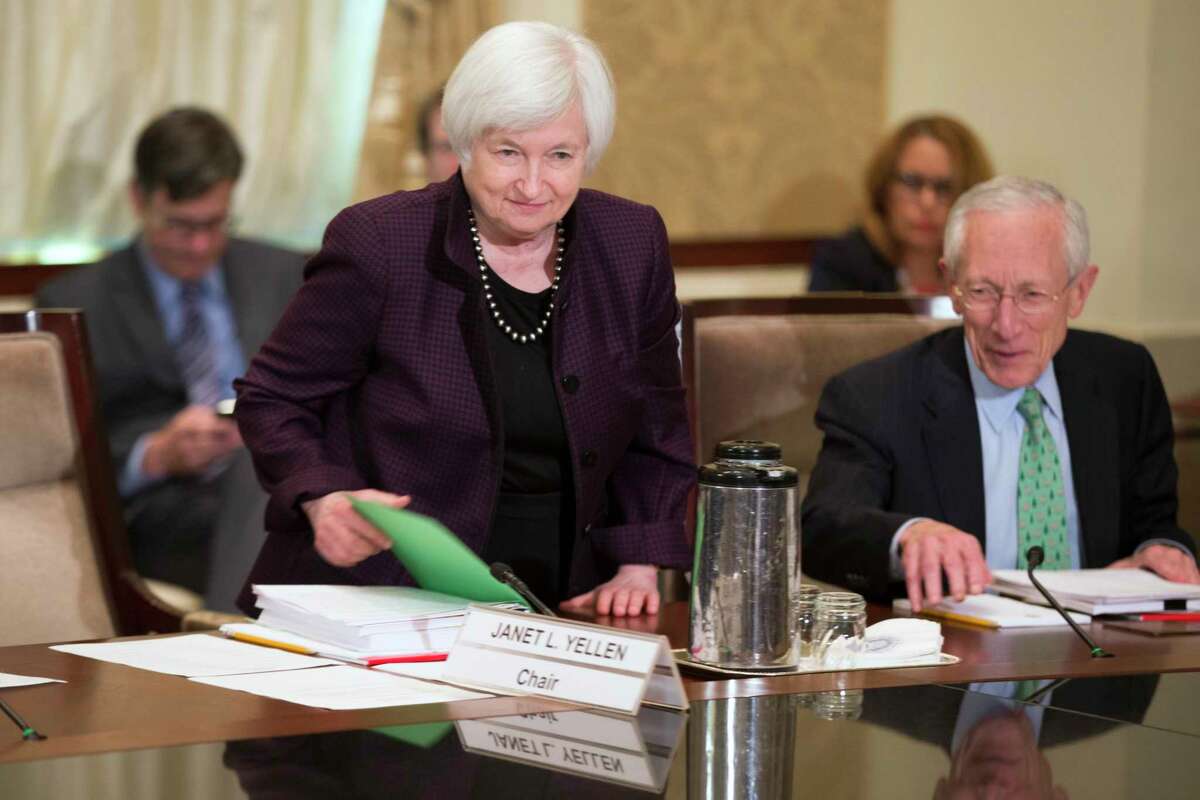 Federal Reserve Chair Janet Yellen arrives for a meeting of the Board of Governors of the Federal Reserve Friday in Washington.