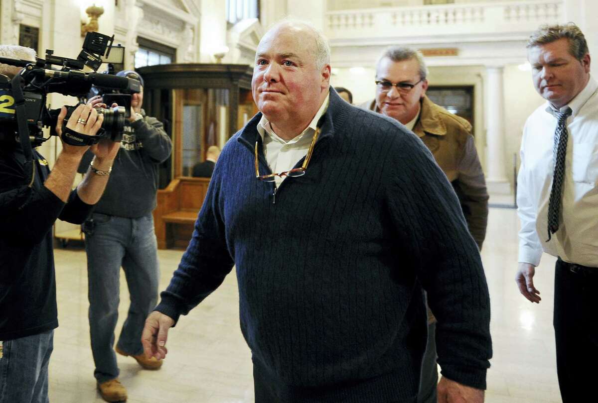 ASSOCIATED PRESS Michael Skakel enters the state Supreme Court for a hearing Feb. 24 in Hartford.
