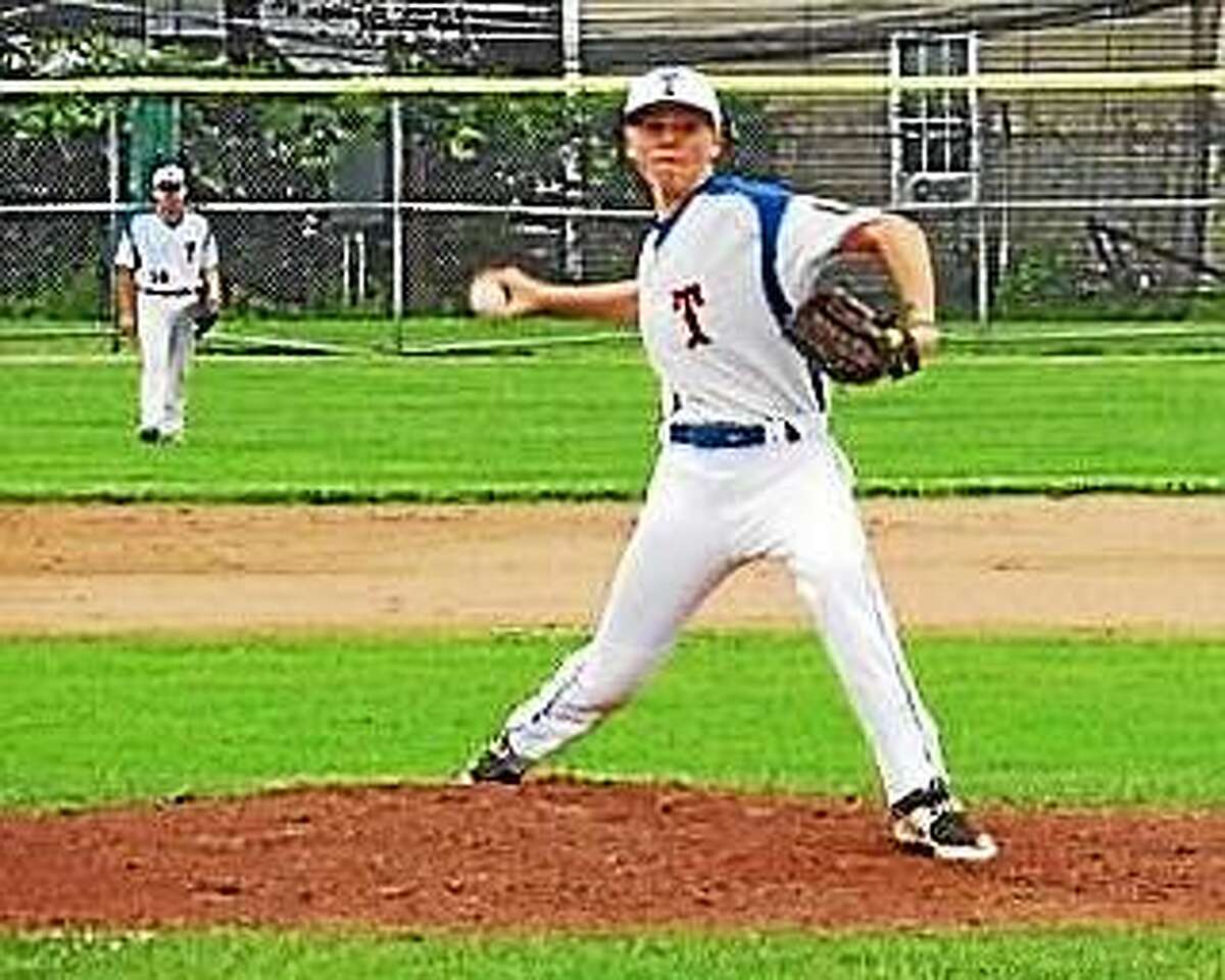 Torrington’s Jake Reynolds threw a no-hitter against Bristol this past weekened in a P38 American Legion win. Torrington got the win in a game that lasted just an hour and 10 minutes.