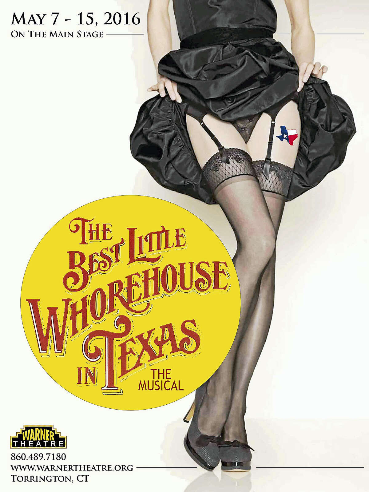 Contributed photoThe Warner Stage Company's production of "The Best Little Whorehouse in Texas" opens Saturday at the Warner Theatre in Torrington.