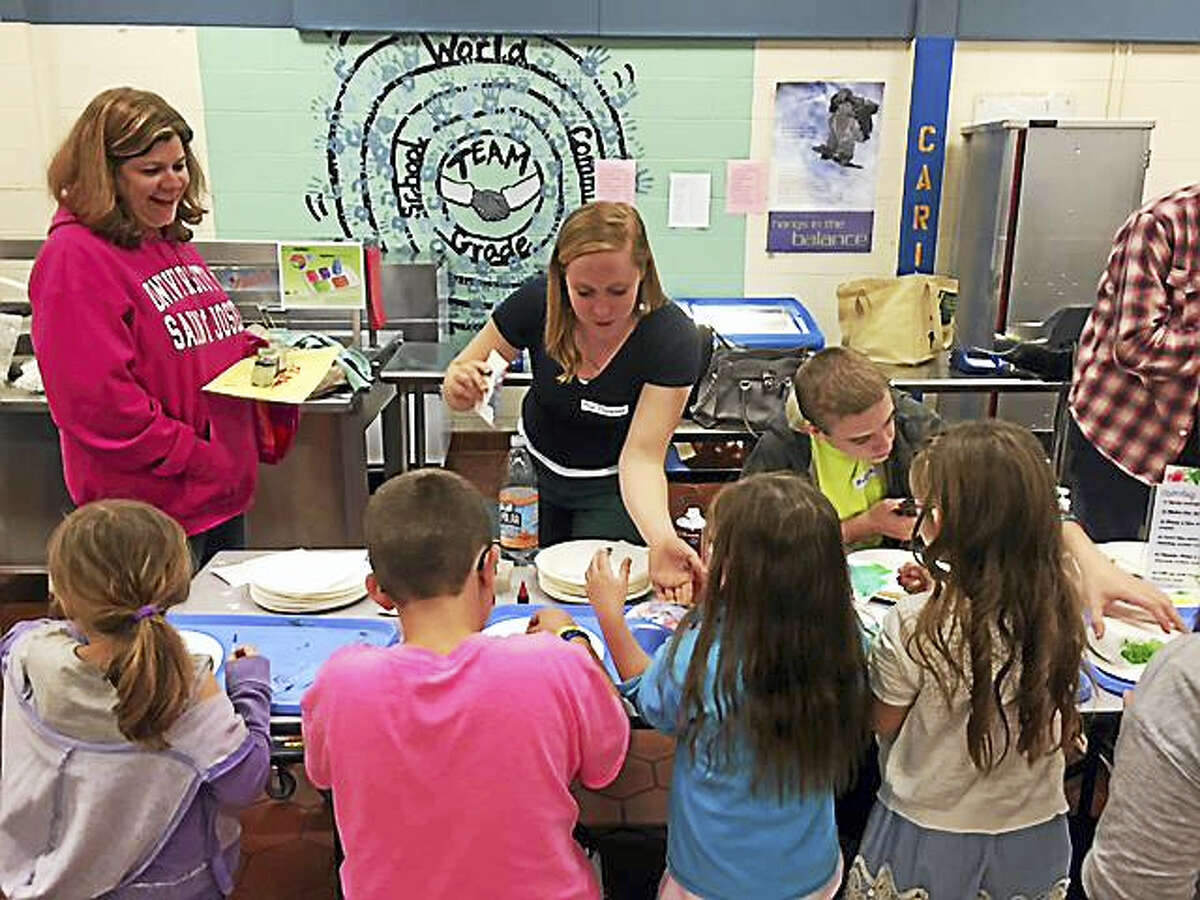 About 200 elementary school families attended the Torrington Public School STEAM Carnival on Monday evening.