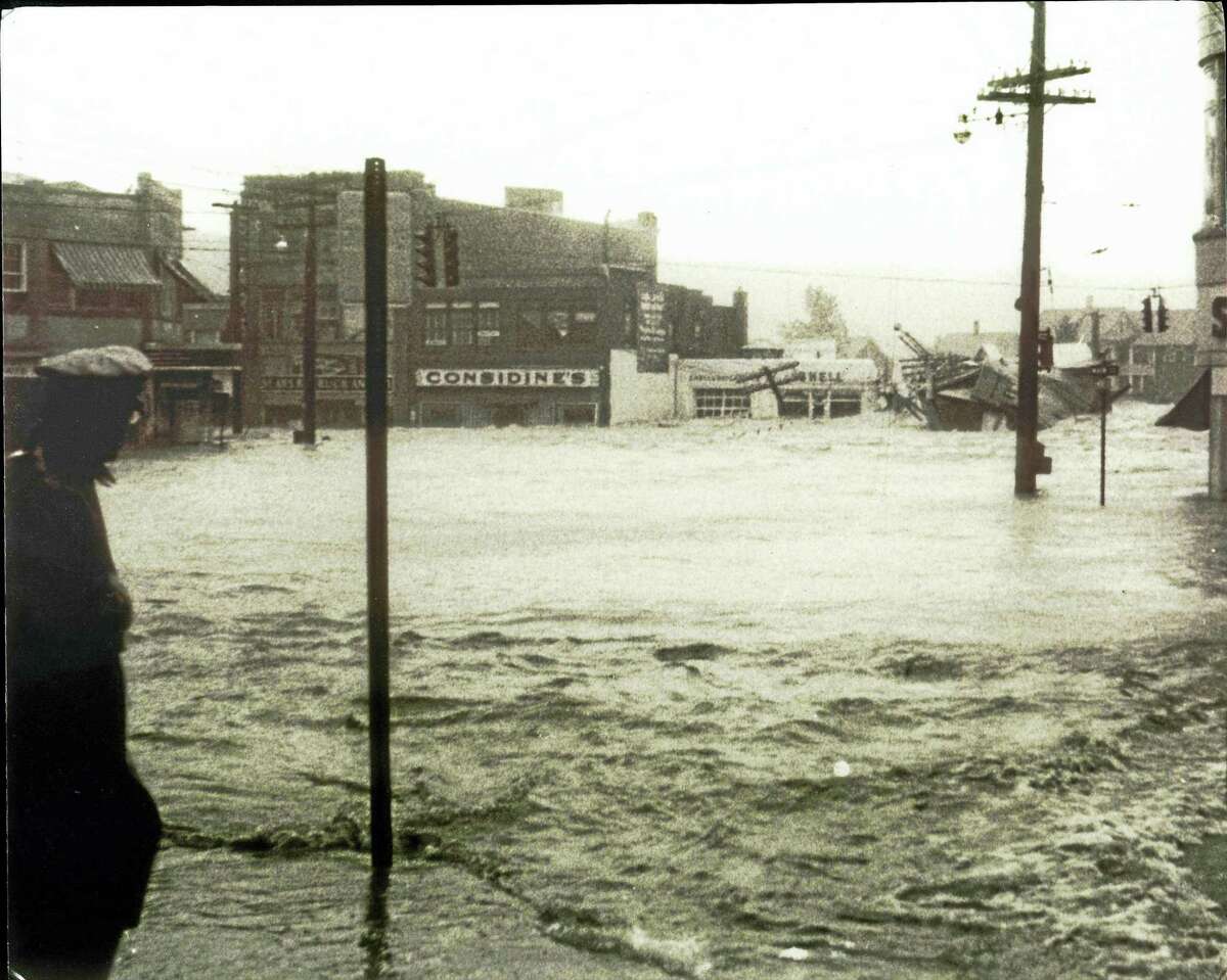 Contributed photoBlack Friday: The Flood of 1955, is on display at UConn Torrington through March 31.