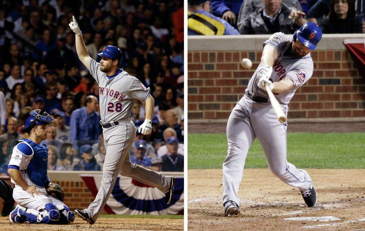 New York second baseman Daniel Murphy won NLCS MVP on Wednesday night after homering for a postseason-record sixth straight game, leading the Mets over the Chicago Cubs 8-3 to complete a four-game sweep.