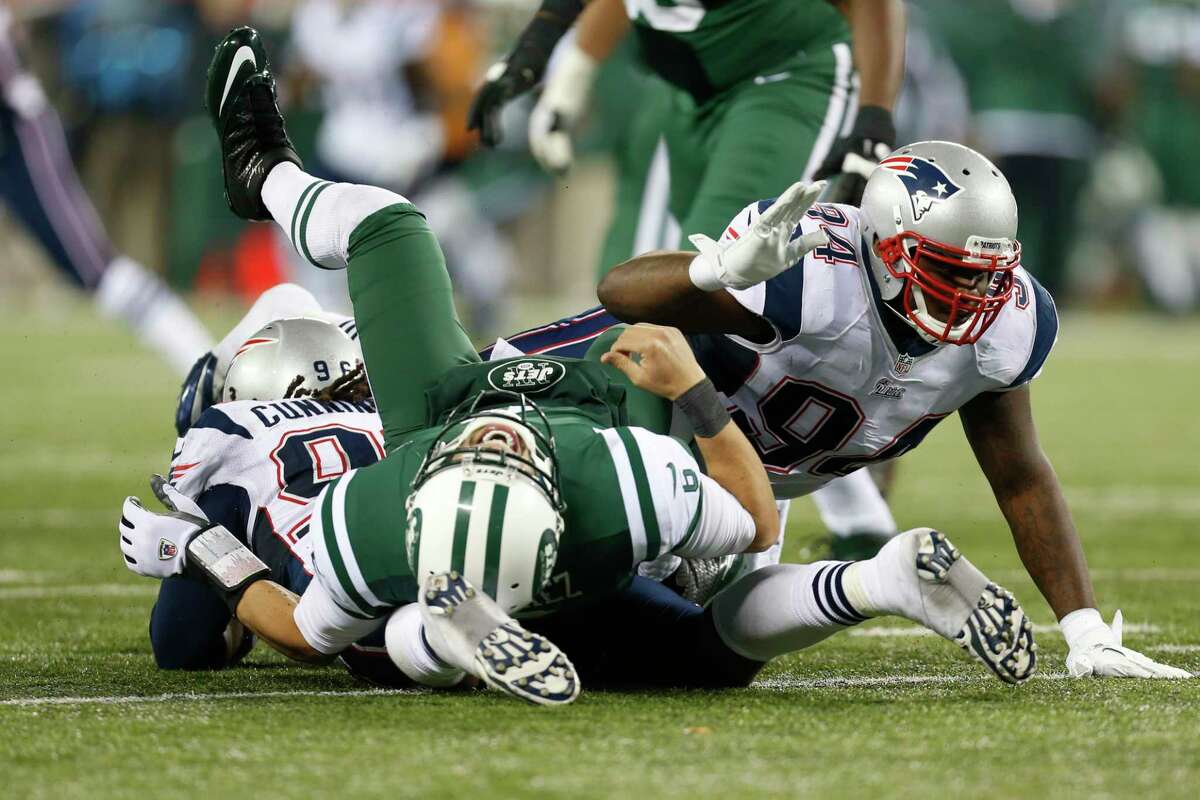 The New England Patriots’ official Twitter account sent out — and then deleted — a picture of the New York Jets’ infamous “butt fumble” as the AFC East rivals approach Sunday’s game.