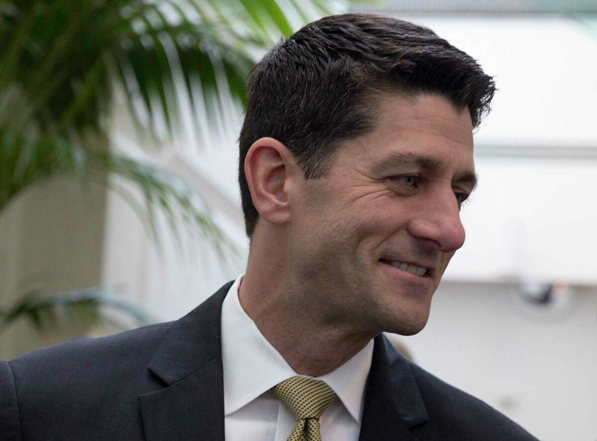 Rep. Paul Ryan, R-Wis. leaves a causes meeting on Capitol Hill in Washington, Wednesday, Oct. 21, 2015. Ryan, seeking unity in a place it’s rarely found, is telling House Republicans he will serve as their speaker only if they embrace him by week’s end as their consensus candidate.