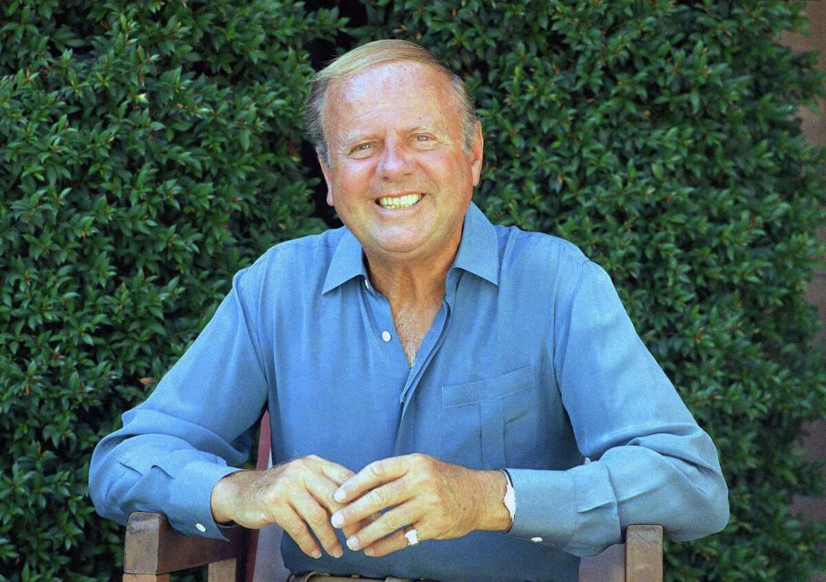 FILE - In this Oct. 13, 1987 file photo, actor Dick Van Patten is photographed in Los Angeles. Van Patten, the genial comic actor best known as the patriarch of TVís ìEight is Enough,î has died, according to his publicist Daniel Bernstein. He was 86. No details on his death were immediately available. (AP Photo/Mark Terrill, File)