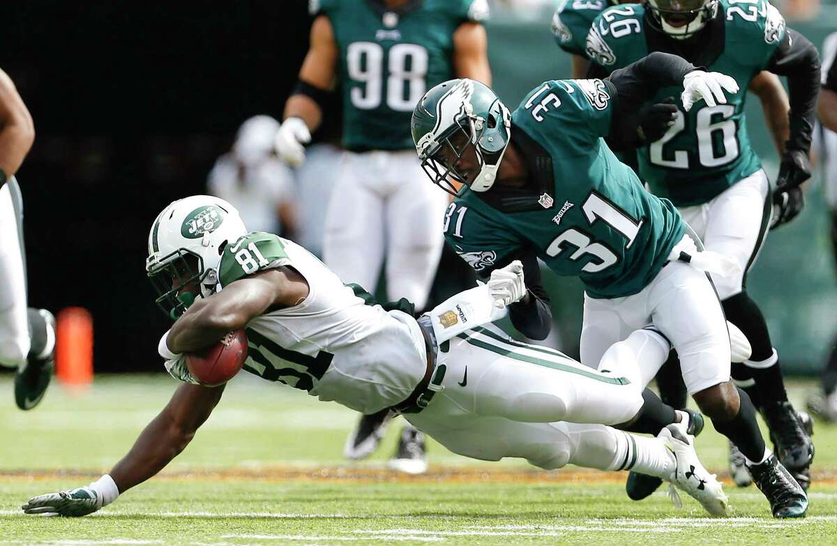 New York Jets wide receiver Quincy Enunwa (81) was suspended four games without pay by the NFL on Monday for violating the league’s personal conduct policy.