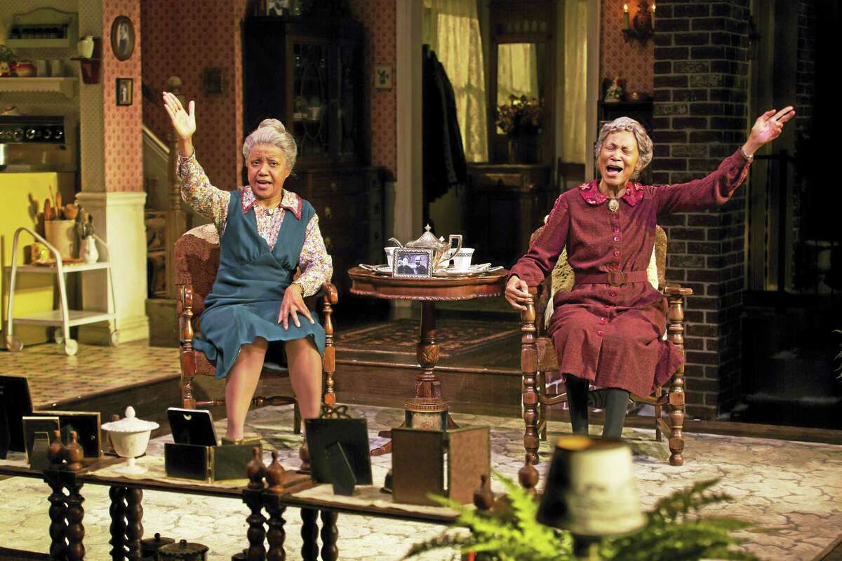 Brenda Pressley, left, and Olivia Cole as the Delaney sisters in “Having Our Say.”