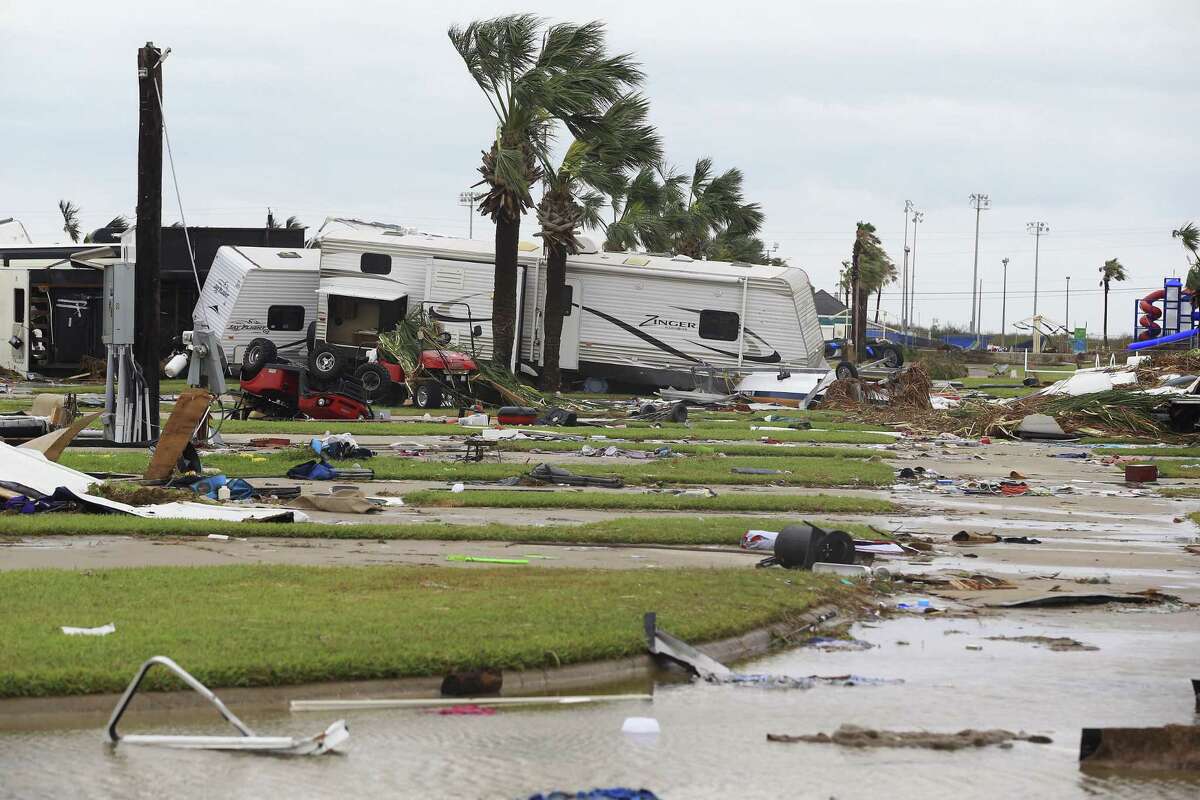 Port Aransas officials launch rescue operation after ‘major damage ...