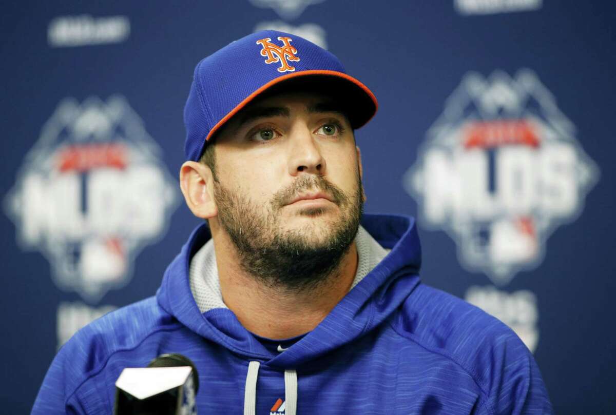 Matt Harvey, seen here in October 2015, appears open to considering a long-term contract with the New York Mets.