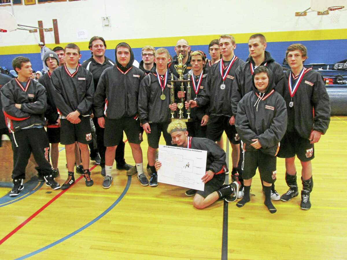 Terryville’s wrestling team won its second Berkshire-Valley Post-Season Invitational championship Saturday at The Gilbert School.