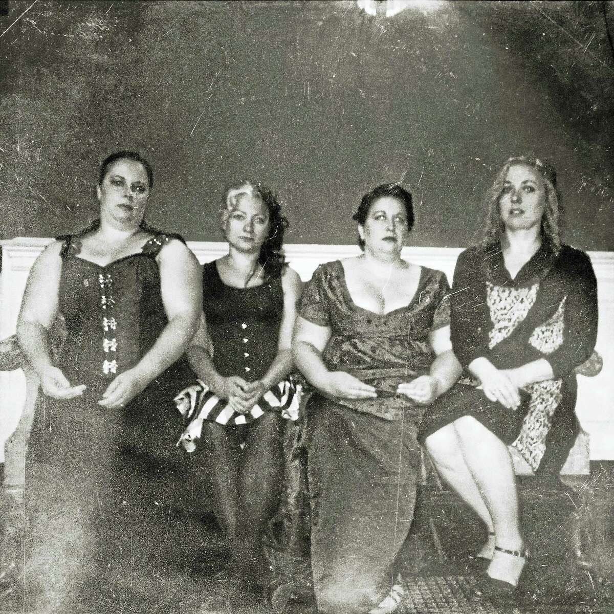 Performance art group Le Tre Fenici, from left: Anna Luther, Lindsey Reiker, Zohra Rawling and Gretchen Frazier.