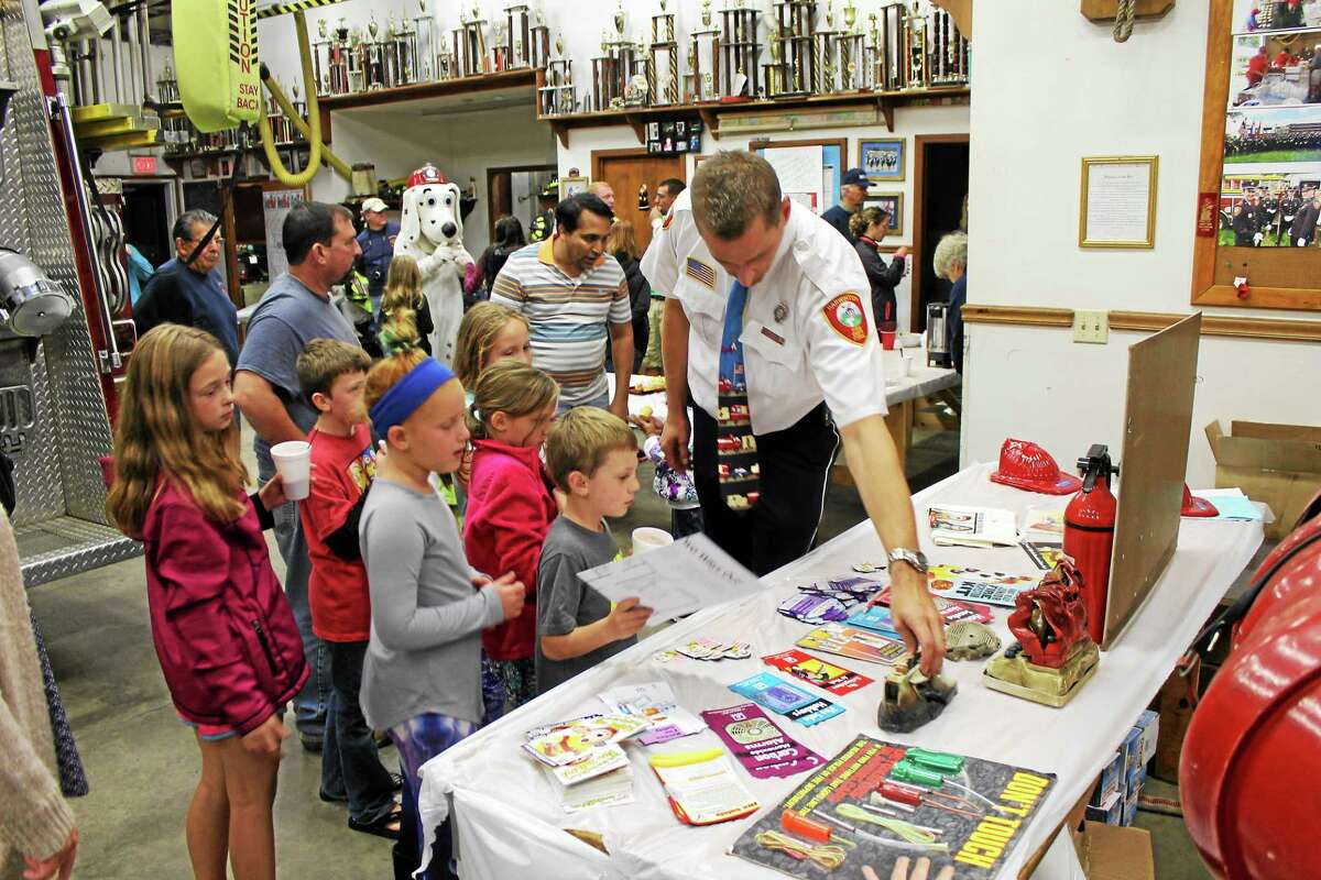 The Harwinton Volunteer Fire Department hosted its annual Open House on Thursday as a culmination of Fire Prevention Week.