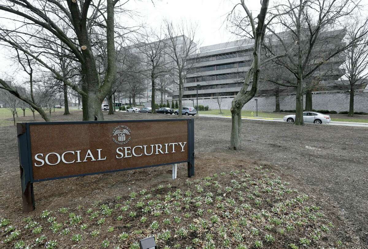 The Social Security Administration’s main campus is seen in Woodlawn, Md.
