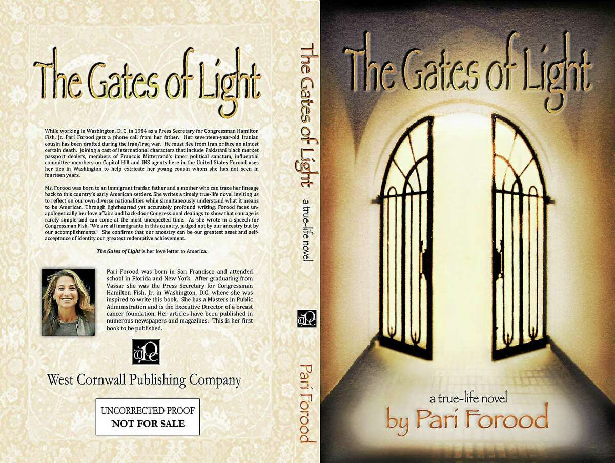 Contributed photo The book front and back covers for "The Gates of Light" by Pari Forood.