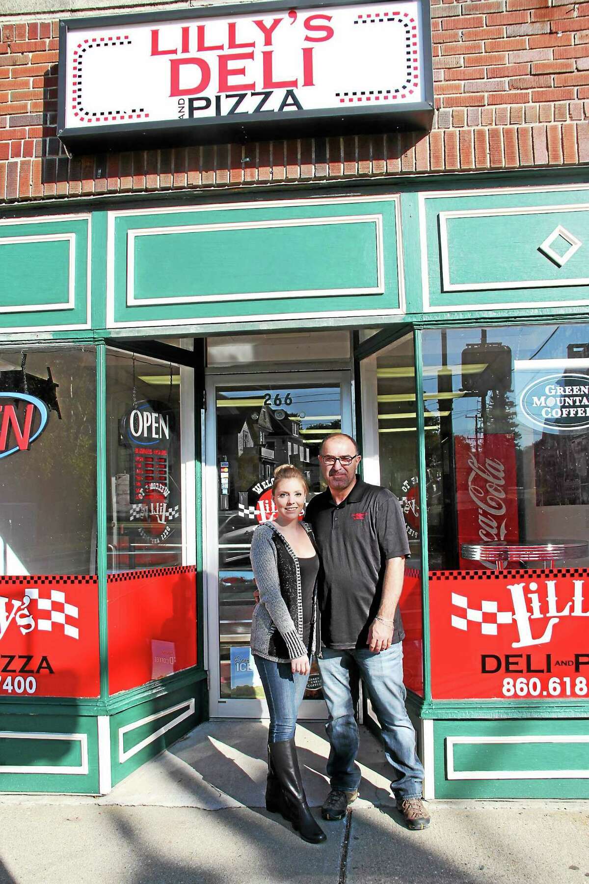 Eddie Odimeh and Rebecca Johnson, owners of Lilly’s Deli at 266 Main St. in Torrington, are planning an Oct. 16 opening of the new eatery.