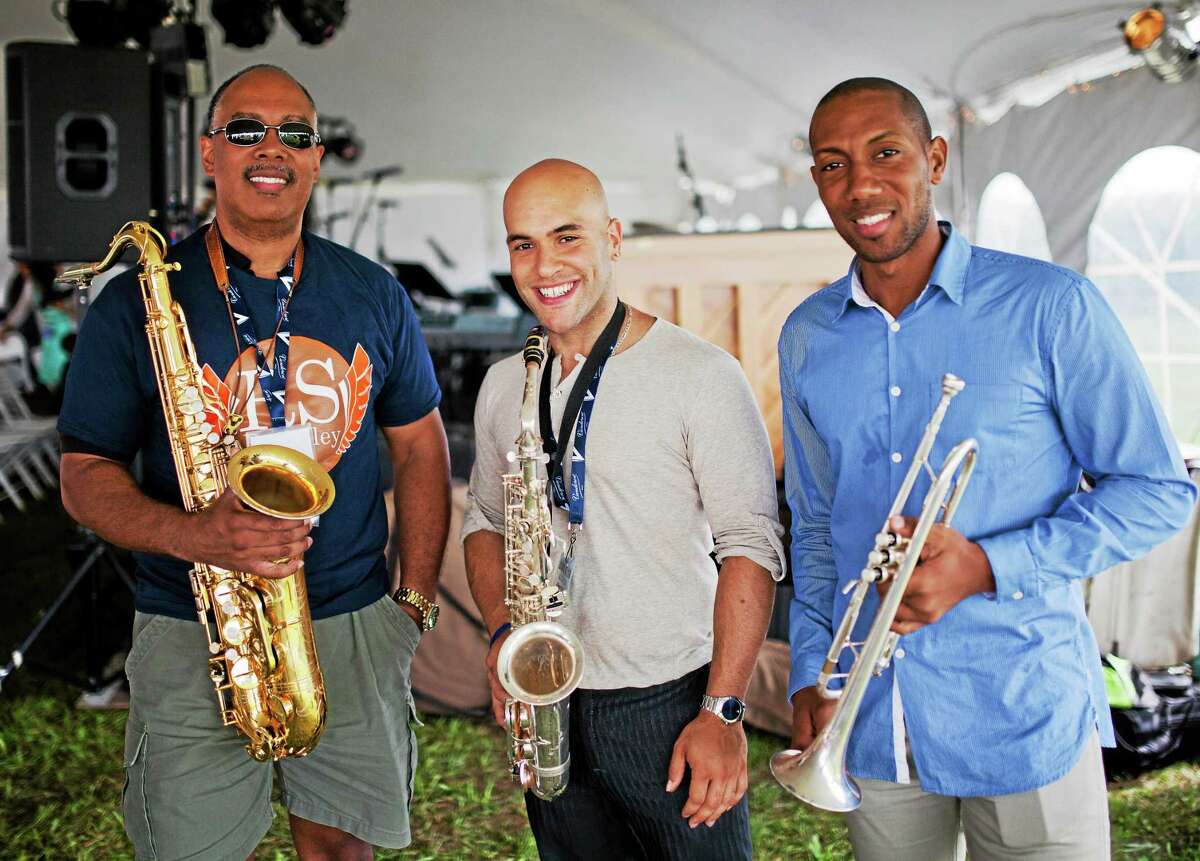 Contributed photo From left, Don Braden, Albert Rivera and Nick Roseboro are among the musicians to be honored at a fundraiser for the Litchfield Jazz Festival and its jazz camp.