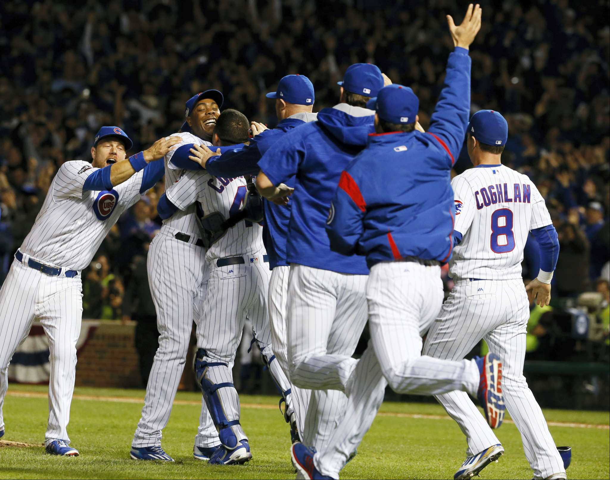 Watch the out that clinched the Cubs' 1st World Series since 1908 
