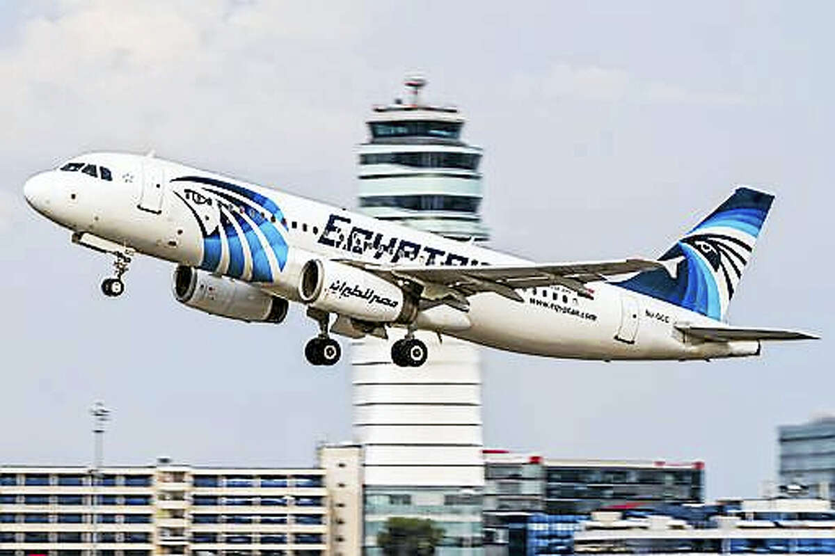 This August 21, 2015, file photo shows an EgyptAir Airbus A320 with the registration SU-GCC taking off from Vienna International Airport, Austria. The cockpit voice recorder of the doomed EgyptAir plane that crashed last month killing all 66 people on board has been found and pulled out of the Mediterranean Sea, Egypt’s investigation committee said on Thursday, June 16, 2016.