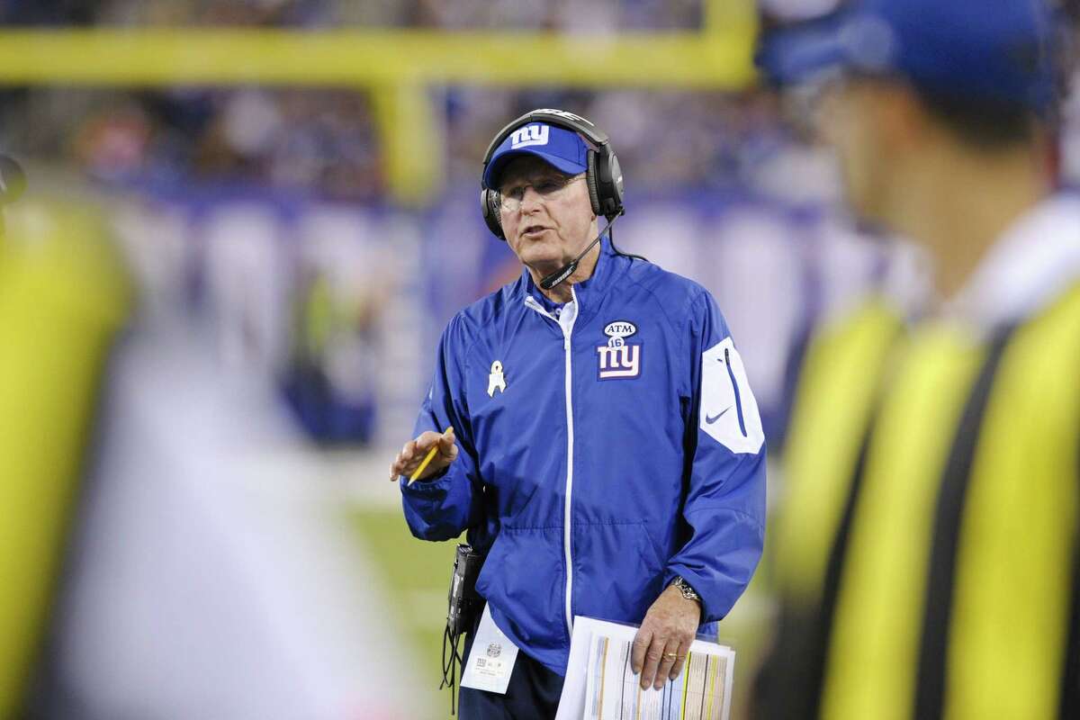 New York Giants head coach Tom Coughlin.