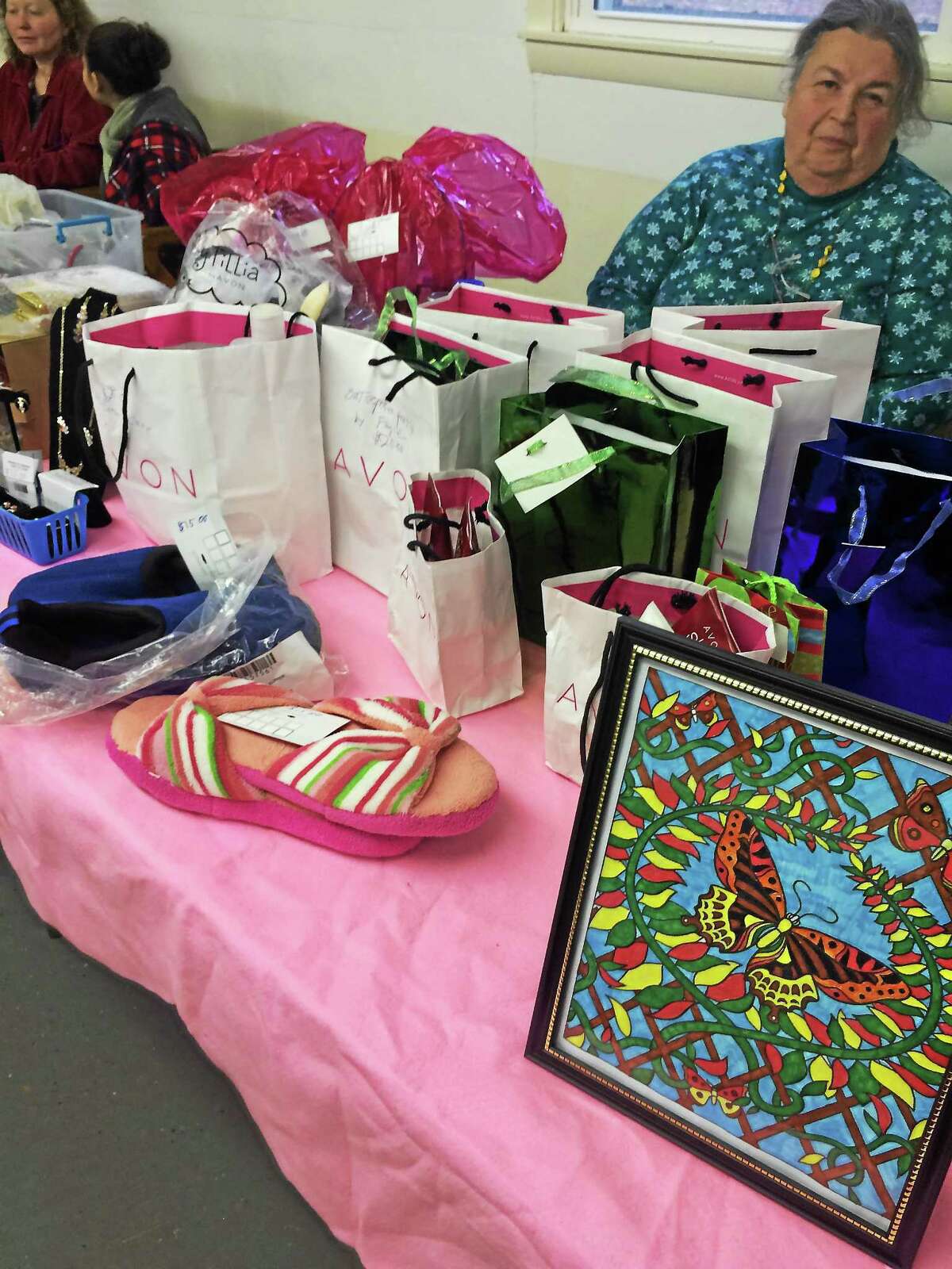 Avon products were part of the shopping experience at the Christmas Bazaar in the Northfield section of Litchfield