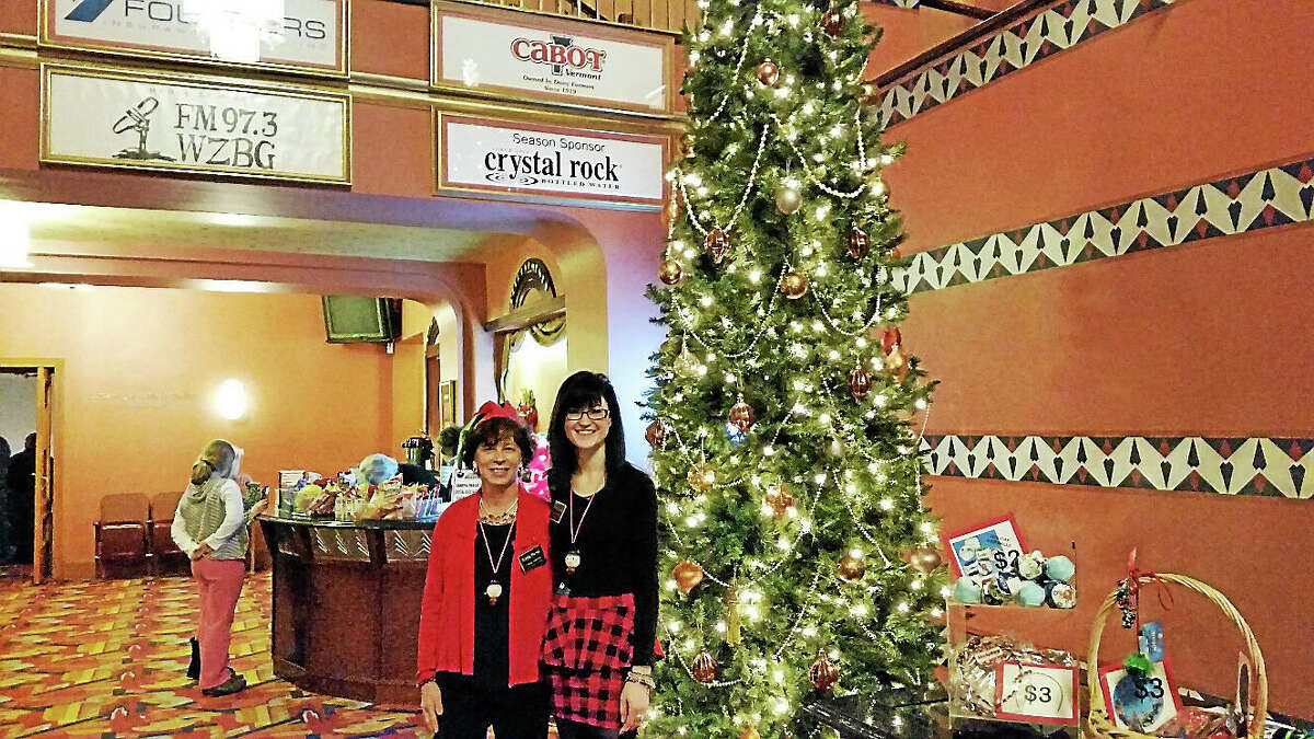 Torrington’s Warner Theatre Development Manager Donna Marconi and Development Coordinator Kayle Crowley oversaw about 800 visitors in the lobby of the theater’s third annual Holiday Movie Event, which included greetings by Santa and Mrs. Claus and a free screening of two classic holiday films “The Year Without a Santa Claus” and “Miracle on 34th Street.”