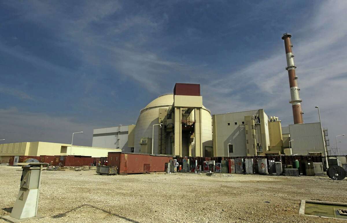 In this 2010 file photo, the reactor building of the Bushehr nuclear power plant is seen just outside the southern city of Bushehr, Iran.