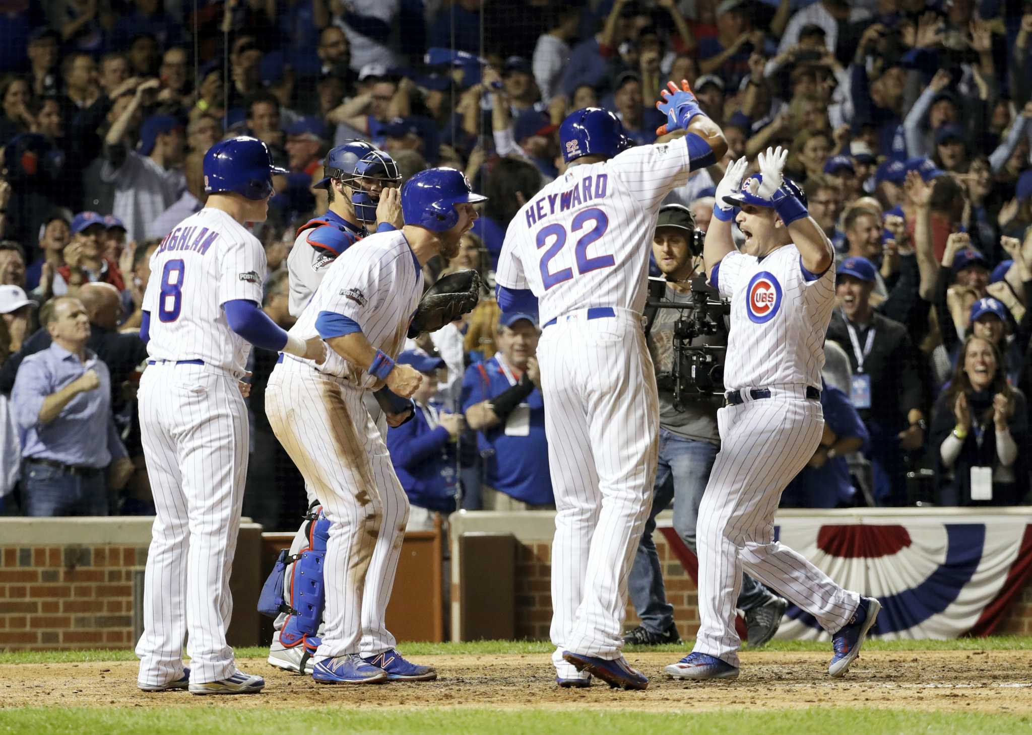 Miguel Montero grand slam helps Cubs down Dodgers in Game 1 of NLCS