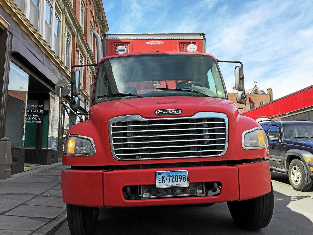A local man was injured by a Coca-Cola branded tractor-trailer Tuesday morning on Water Street as he opened his car door into the truck’s back tires as it passed by.