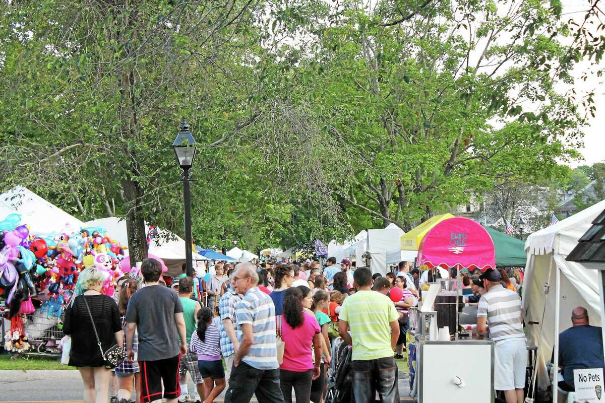 The Greater New Milford Chamber of Commerce sponsored Village Fair Days on Saturday with 152 vendor and community booths on and around the New Milford Green.