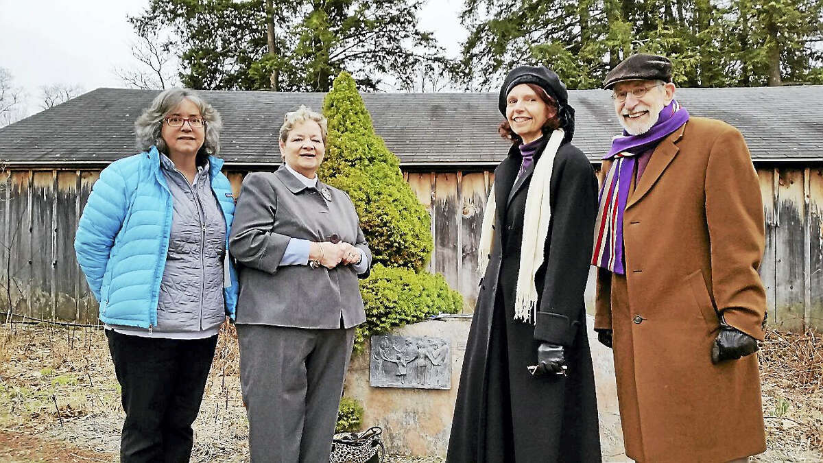 The Rev. Margret Hofmeister of the North Congregational Church; the Rev. Trudy Codd of the Pleasant Valley United Methodist Church; the Rev. Susan Wyman of the Barkhamsted Center Church; and the Rev. Dr. Steven Blackburn, also of the Barkhamsted Center Church, led prayers for 42 parishioners from area churches at the Easter Sunrise Service.