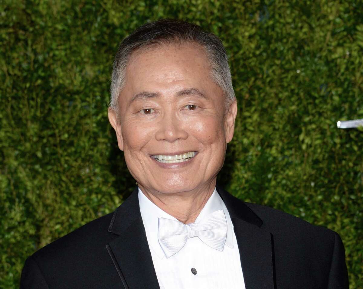 In this June 7, 2015, file photo, actor George Takei arrives at the 69th annual Tony Awards in New York. A Virginia mayor is facing a backlash from Takei after the politician cited the mass detention of Japanese-Americans during World War II to deny Syrian refugees the opportunity to resettle in the United States. The TV and stage star pointed out that Bowers was wrong to call those interred as “foreign nationals” since two-thirds were U.S. citizens. Also, he said there was never any proven incident of espionage or sabotage from the Japanese-Americans held.