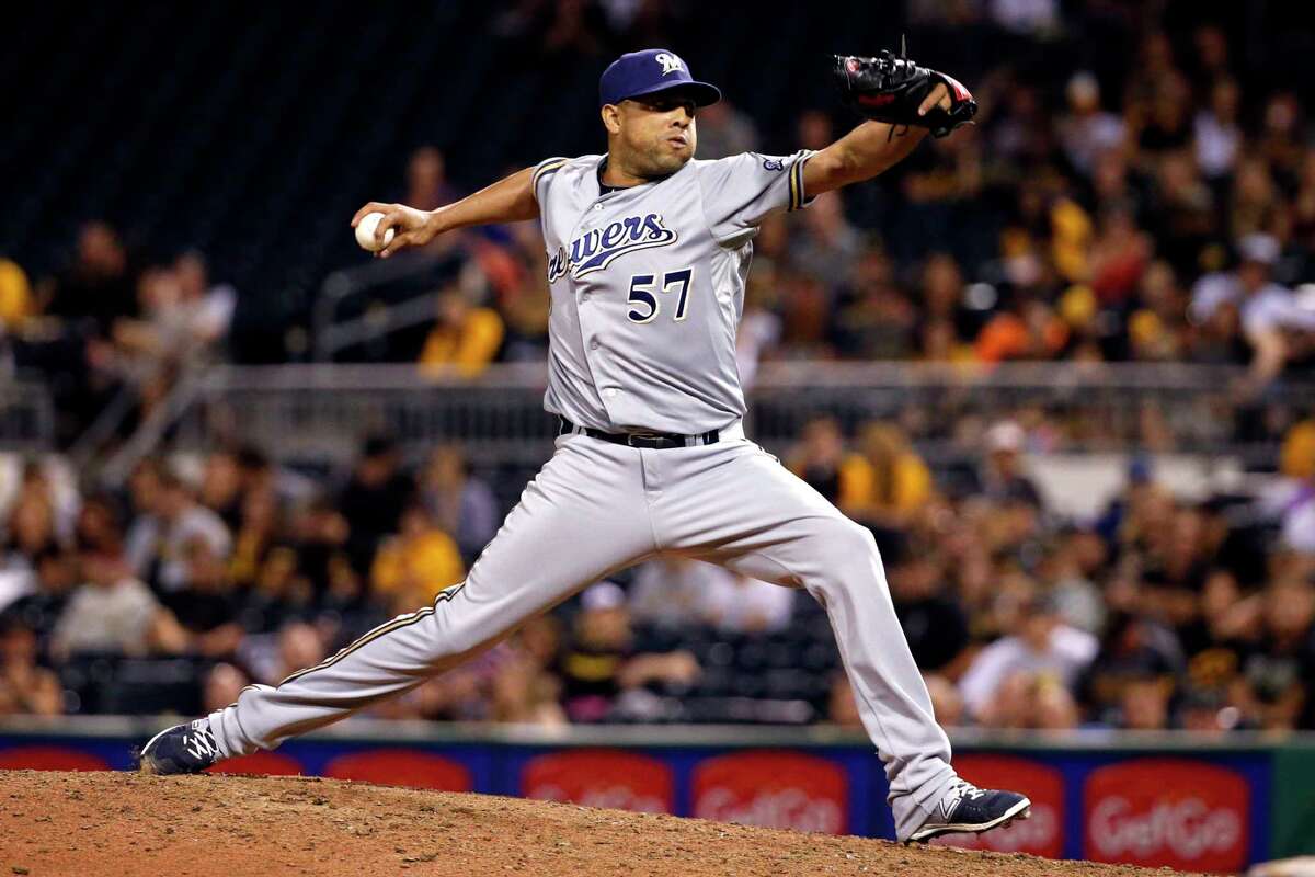 The Detroit Tigers have acquired right-hander Francisco Rodriguez from the Brewers in their latest attempt to stabilize the back end of their bullpen.