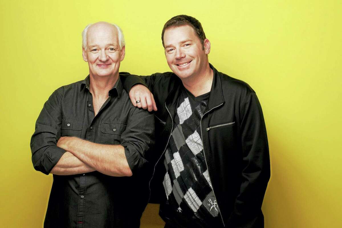 Contributed photo Armed with nothing but their sharp wit, “Whose Line Is It Anyway” stars and comedians Colin Mochrie and Brad Sherwood take to the stage at the Warner Theatre to create hilarious and original scenes in their two-man show on Friday, Oct. 14 at 8 p.m.