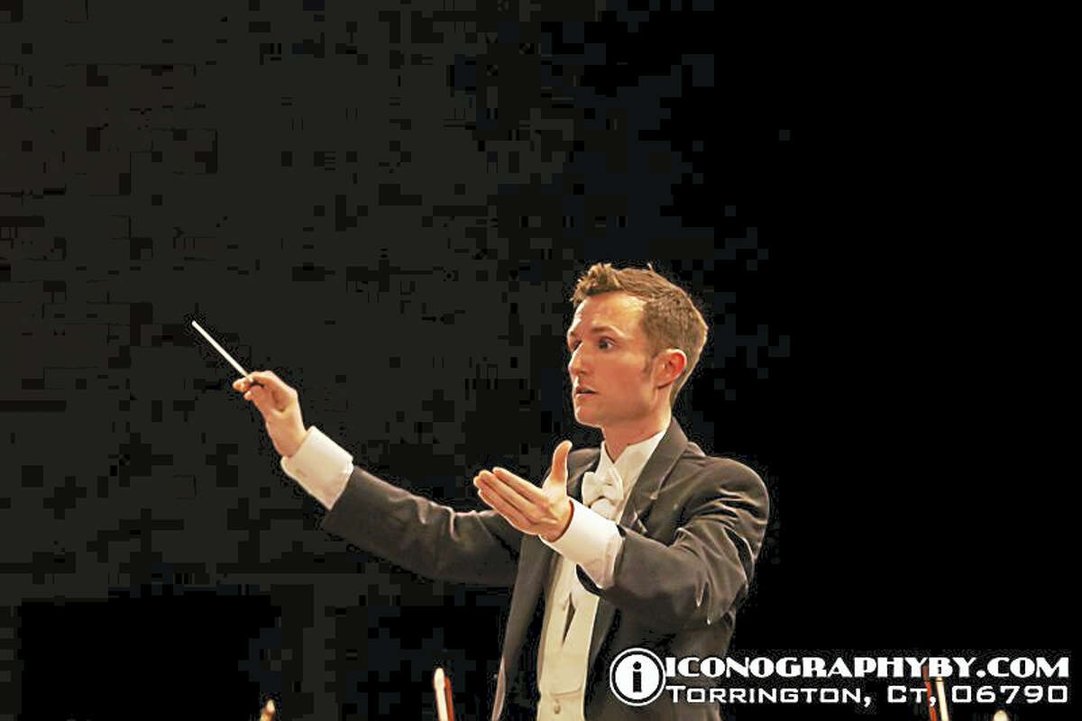 Iconographyby.comJonathan Edward Brennand, Music Director of the Farmington Valley Symphony Orchestra.