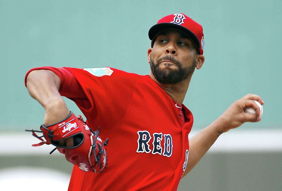 David Price delivers a pitch during a game earlier this spring training.