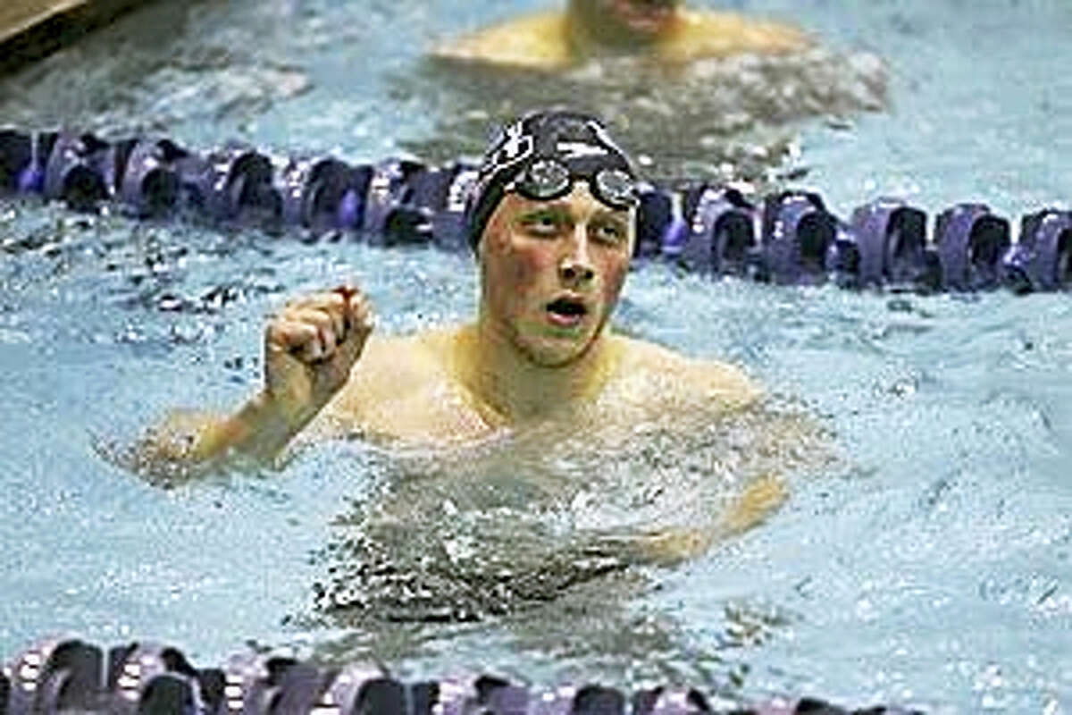 Photo by SCSUTorrington native Ray Cswerko has won his third Northeast-10 Swimmer of the Year award in three years of competitive swimming for Southern Connecticut State University.