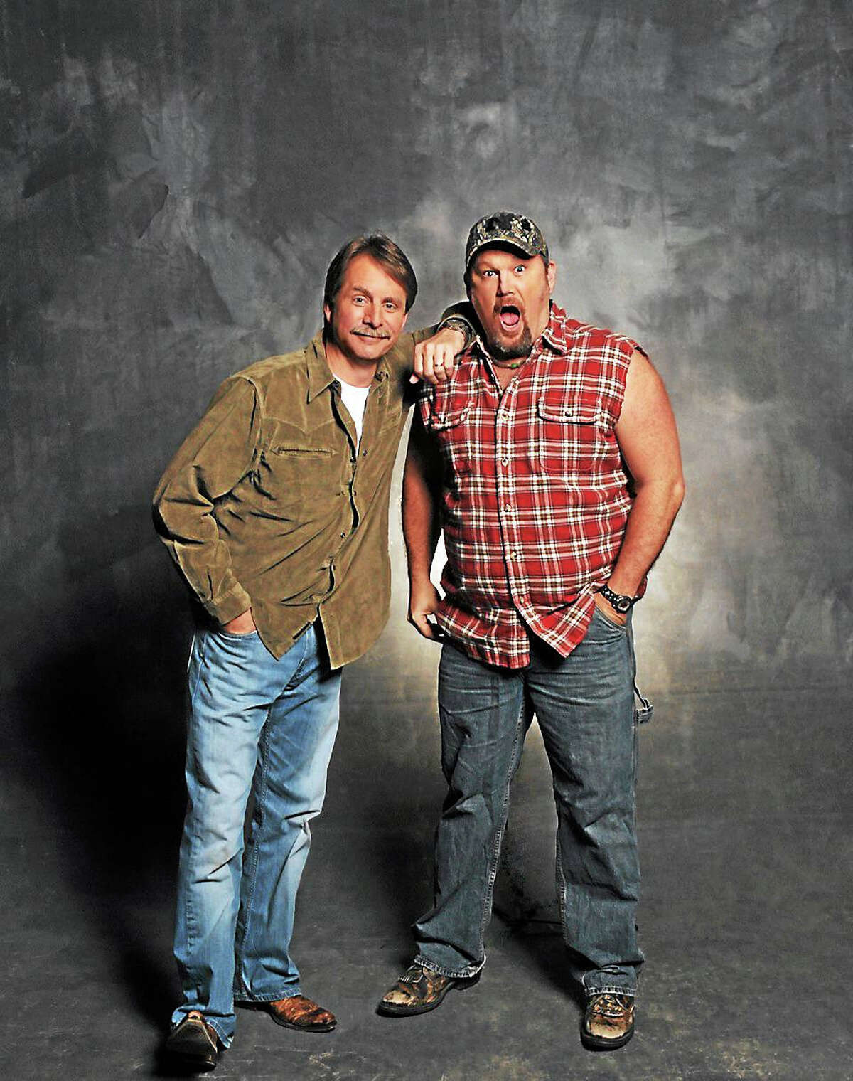 Contributed photoJeff Foxworthy and Larry the Cable Guy are coming to the Warner Theatre in March; tickets go on sale Nov. 20.