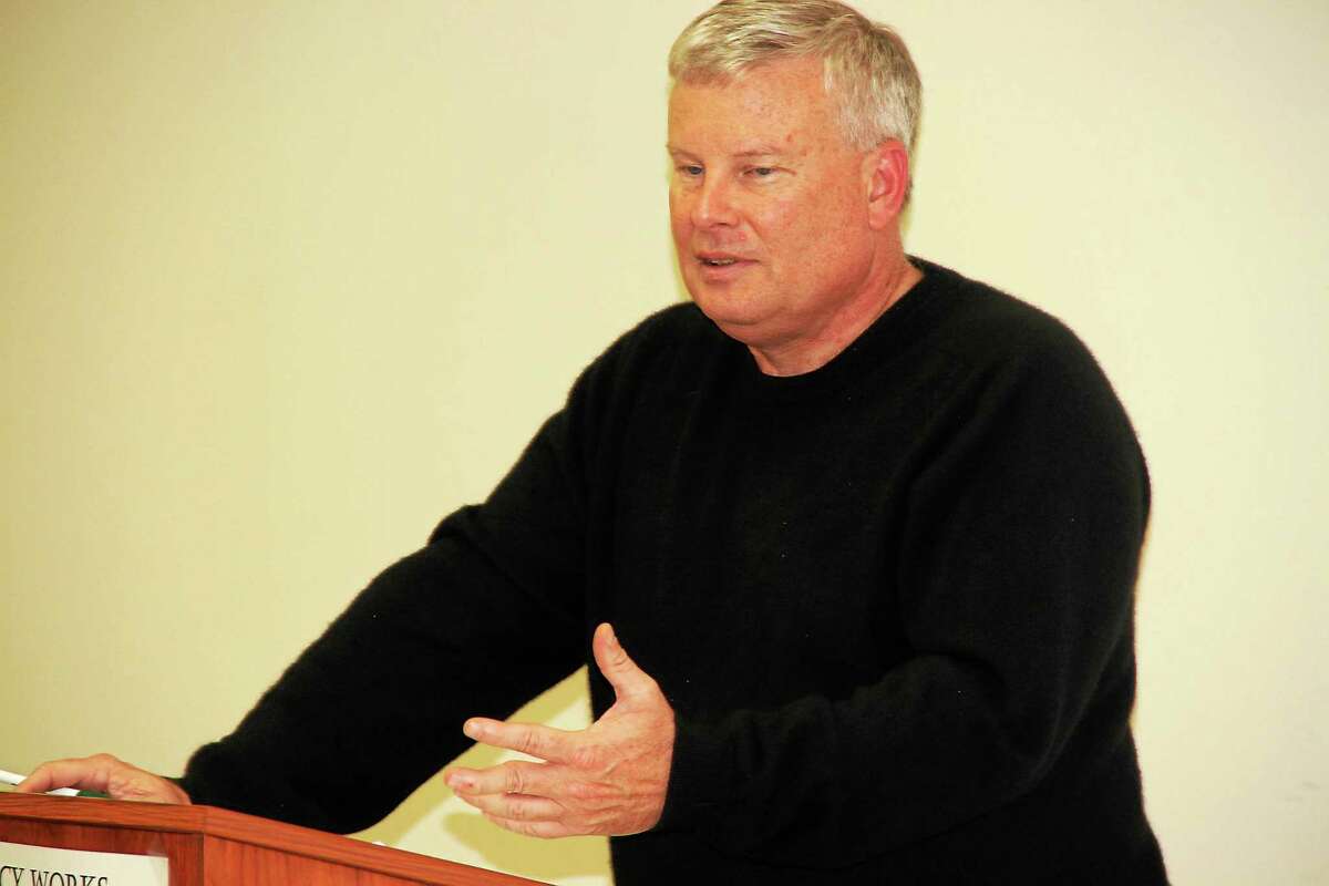 Town Manager Dale Martin gave a farewell state-of-the-town address Wednesday evening.