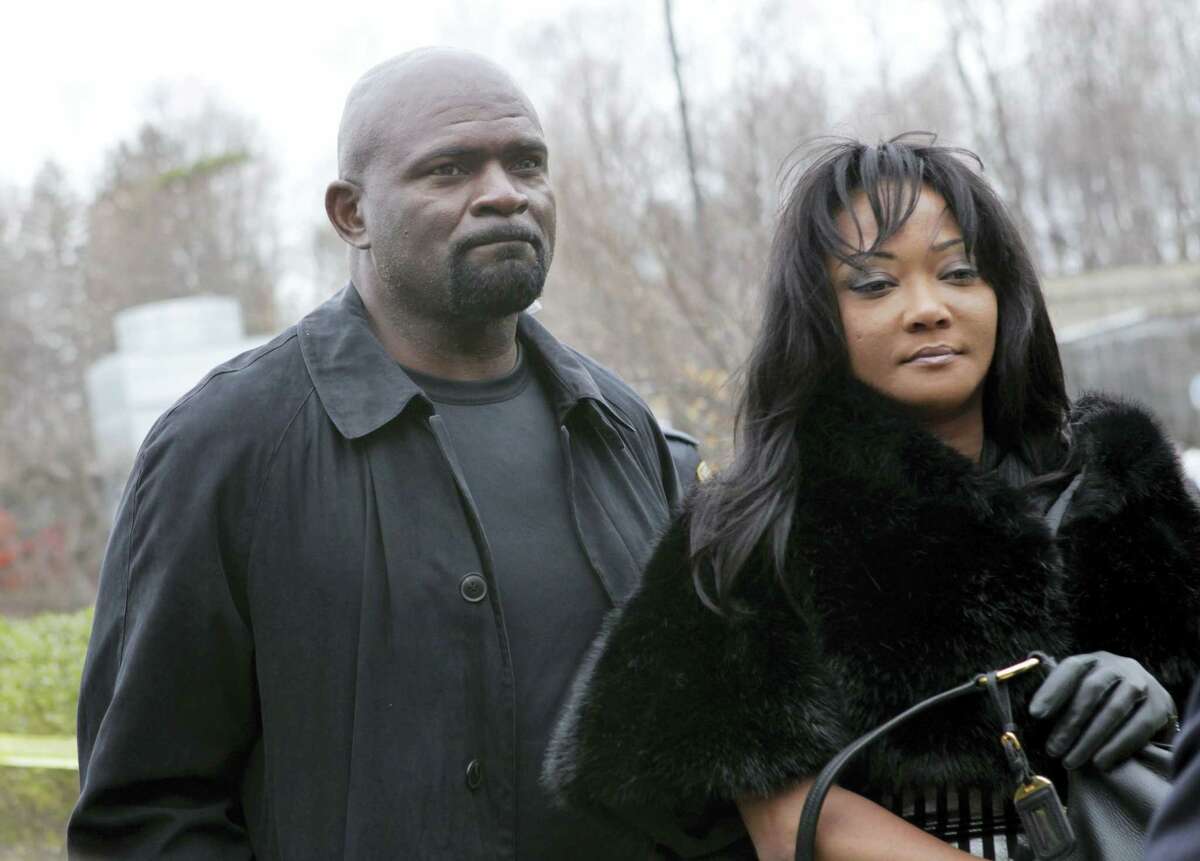 Former New York Giants football star Lawrence Taylor and his wife, Lynette Taylor.
