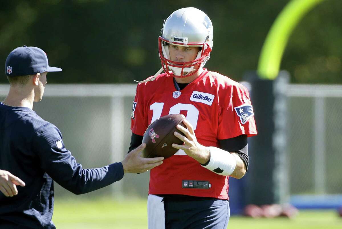 Patriots quarterback Tom Brady is back this week after serving a four-game suspension.